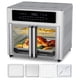 thumbnail image 1 of Kitchen Elite Air Fryer Horno de puerta francesa, 26.4 cuartos de galón, fácil limpieza y uso, combo de horno tostador de encimera grande, 18 preajustes, 1 precalentamiento y 1 luz, cocción multicapa,, 1 of 3