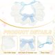 thumbnail image 3 of Uxcell Collar de Encaje para Mascotas Collar Lindo para Mascotas Cuadros para Gatitos Cachorros Pequeños Vestir Azul M, 3 of 7