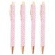 thumbnail image 1 of Xccj Set de 4 bolígrafos rosa perla con strass – bolígrafos de bola brillantes, 1 of 7