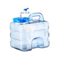 Magideal - Contenedor De Agua Jarra De Agua Portátil Con Asa Tanque De Agua Barril De Almacenamiento De Agua A Prueba De Fugas Portabotellas De Agua Para Acampar , 7.5L