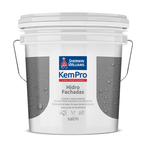 Sherwin Williams - Esmalte Al Agua Hidro Fachada Impermeabilizante Blanco