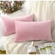 thumbnail image 2 of Pack de 2 Fundas Terciopelo Liso 30x50 cm Rosa, 2 of 2