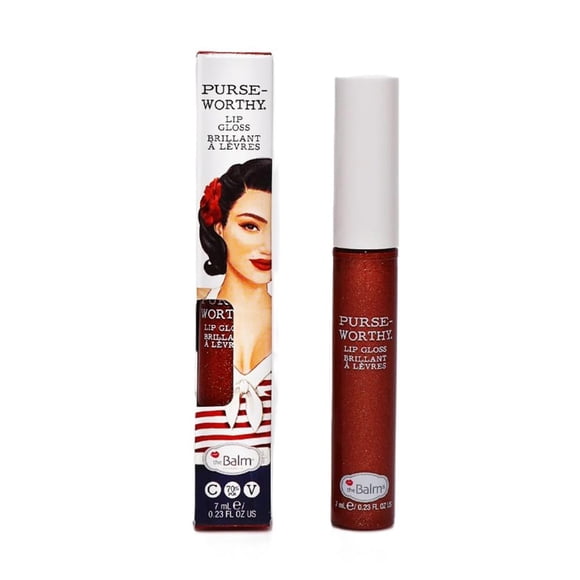 Brillo de labios TheBalm Purseworthy Saddle Sparkly Colorful