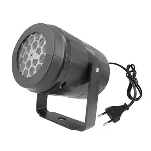Magideal - Proyector De Luz Navideña, Proyector De Copos De Nieve Colorido, Luz De Proyección Led Giratoria Para Interior Y Exterior, Patio Y Dormitorio
