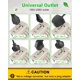 thumbnail image 5 of Adaptador de Enchufe Universal de Viaje Acer 5 Puertos USB 5.8A Beige, 5 of 7