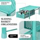 thumbnail image 4 of Organizador de Gabinete Simple Houseware Apilable Turquesa, 4 of 8