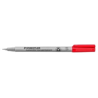 Rotulador De Borrado Húmedo Staedtler Lugraph, No Permanente, Rojo