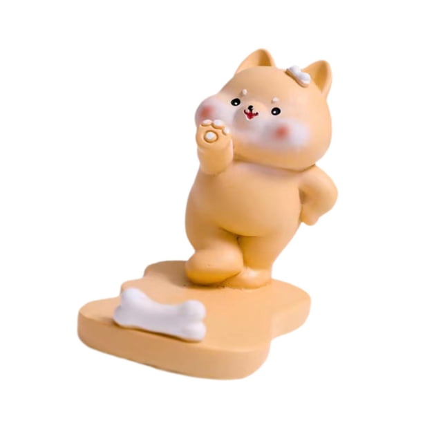 Soporte para teléfono con forma de animal, bonito soporte para teléfono, bonito soporte portátil para teléfono de escritorio, soporte de escritorio pa Forma de una sola mano