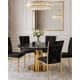 thumbnail image 3 of Silla Dorada Para Comedor Arthur Negro, 3 of 3