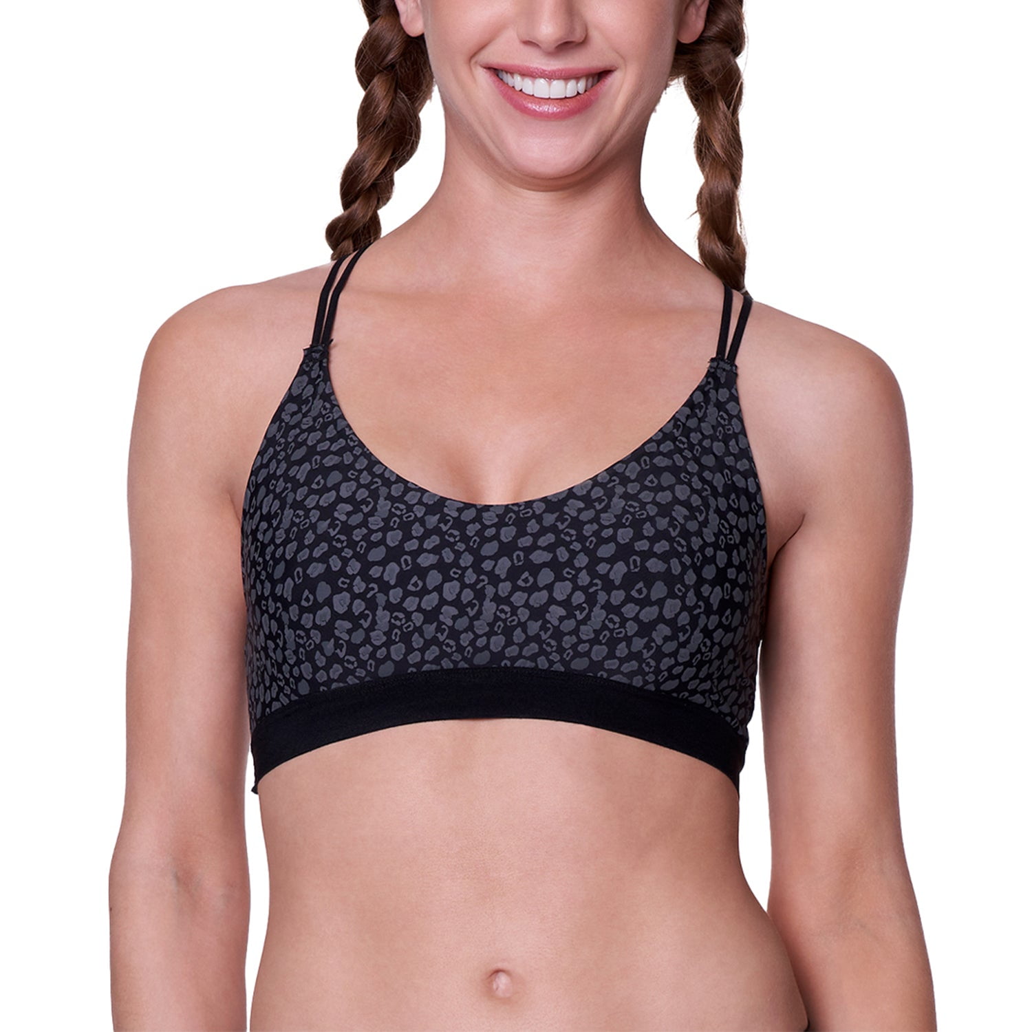 Baziani - Sostén Top Deportivo 3913 Negro M