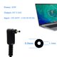thumbnail image 2 of Cargador Nivjuky 65 W 19 V 3.42 A para Acer Chromebook 11 R11 13 14 15, 2 of 9