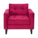 thumbnail image 5 of Living Retro Sofa 3 Cuerpos + 2 Sofá 1 Cuerpo Felpa Burdeo, 5 of 6