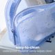thumbnail image 4 of Neceser de Maquillaje Case-Mate 23 × 13 × 6 cm Carolina Blue Impermeable, 4 of 5
