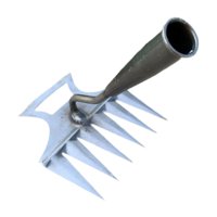 Magideal - Herramienta De Rastrillo De Jardín Manejo Largo Herramienta Agrícola Endurecida Desmontaje De Malas Eliminación De Malezas Jardín Para El Jardín De La