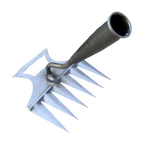 Magideal - Herramienta De Rastrillo De Jardín Manejo Largo Herramienta Agrícola Endurecida Desmontaje De Malas Eliminación De Malezas Jardín Para El Jardín De La