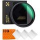 thumbnail image 1 of Filtro ND Variable K&F CONCEPT 62 mm ND2‑ND32 Sin Sombra en Cruz Impermeable, 1 of 8