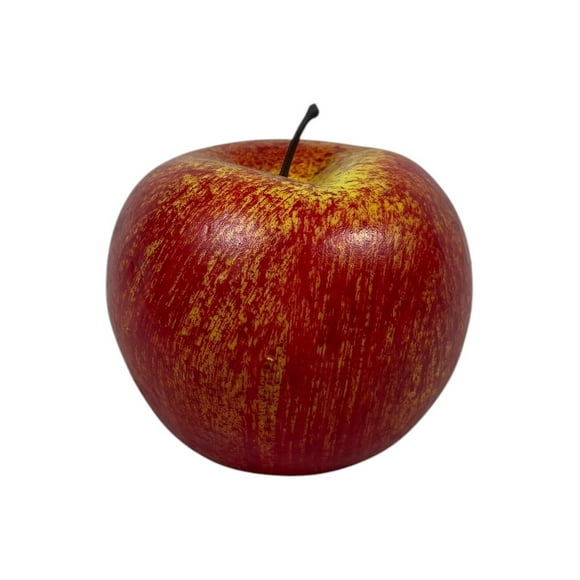 Manzana Roja Artificial Con Detalles Realistas