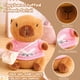 thumbnail image 5 of Peluche TITQWOP Capibara Rosa de 26 cm con Ropa, 5 of 8