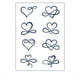 thumbnail image 1 of Angel Letters, Love Clover Semi-permanent Girls' Clavicle Arm Tattoo, 1 of 3