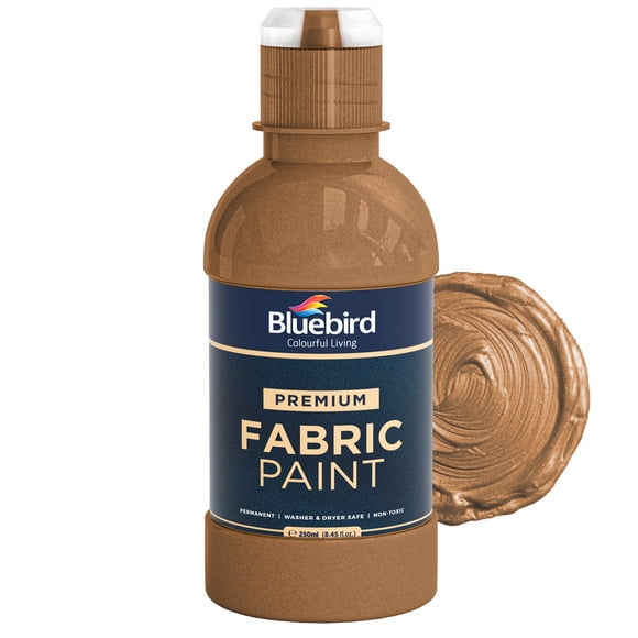 Pintura para tela BLUEBIRD Marrón cobrizo 250 ml permanente