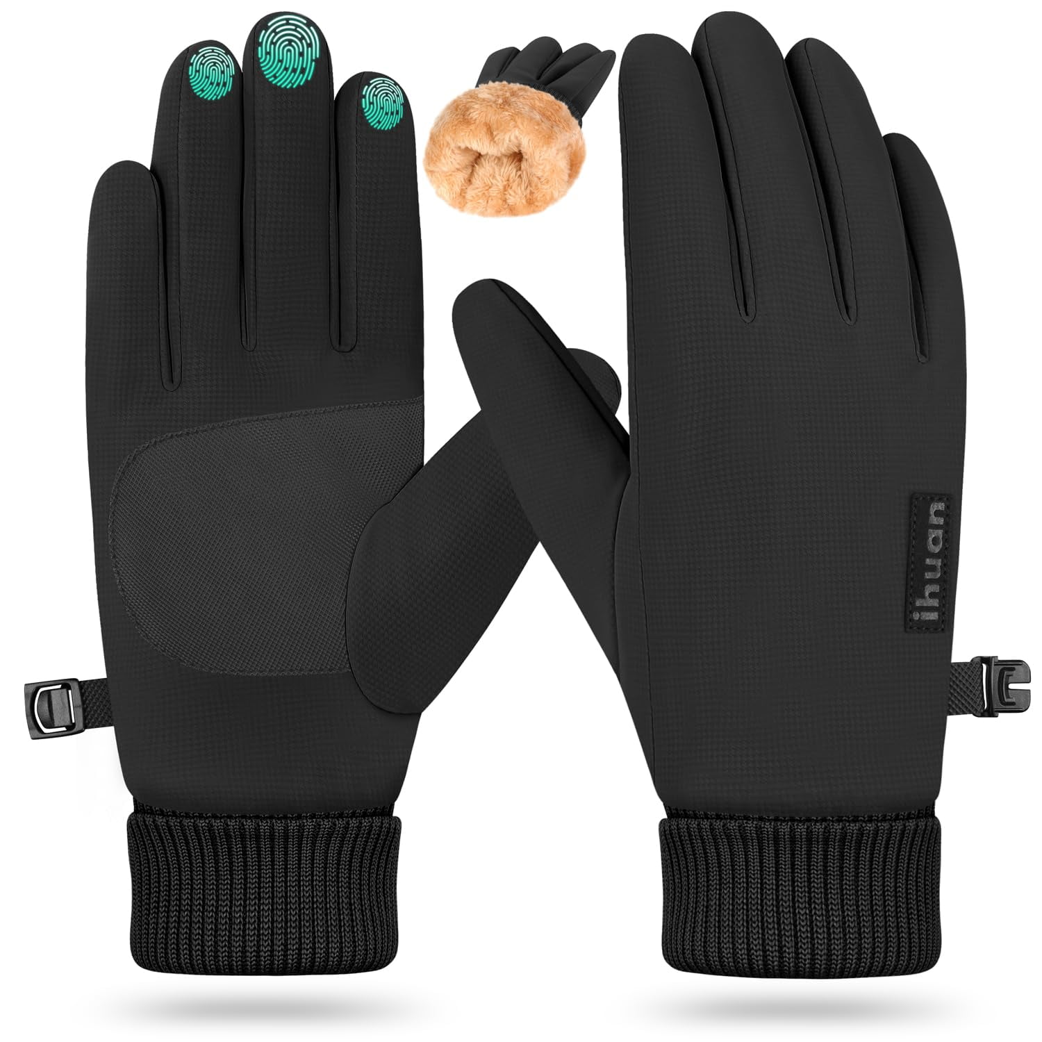 Guantes De Invierno Ihuan Impermeables Para Nieve Y Esquí, Cortaviento Para Hombre Y Mujer