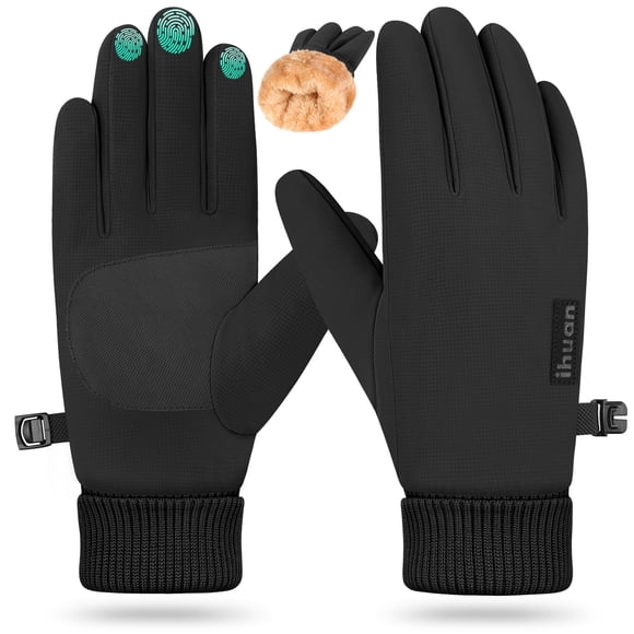 Guantes de Invierno ihuan Impermeables para Nieve y Esquí, Cortaviento para Hombre y Mujer