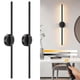 thumbnail image 1 of Juego de 2 apliques de pared a batería regulables DEALGADGETS, 1 of 9