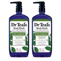 Gel De Ducha Dr Teal'S Relax & Relief Con Eucalipto Y Menta Verde 720 Ml (Paquete De 2)