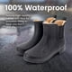 thumbnail image 4 of Peluche impermeable negro Bootie Chooka Delridge para mujer, 4 of 8