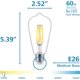 thumbnail image 2 of Bombillas LED Philips, 60 W, ST19, del anochecer al amanecer, paquete de 3, 2 of 7