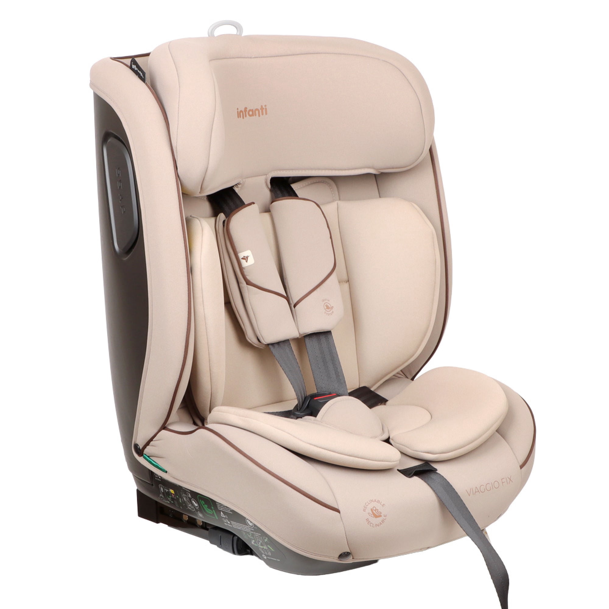 Silla Auto Combinada Viaggio Fix Beige