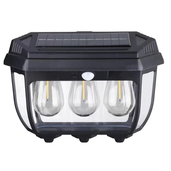 Lámpara Pared Solar Sensor de Movimiento Resistente al Agua Luz LED para hogar