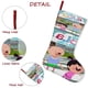 thumbnail image 5 of La Pequeña Lola visita la ciudad Tema: Calcetines de Navidad, fino lino blanco para colgar en escaleras y chimenea, decoración navideña para el hogar, regalo de Navidad.54cm×38cm, 5 of 5