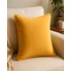 thumbnail image 4 of Set De 4 Fundas De Cojin Lisa Con Borde 45x45 Amarillo, 4 of 4