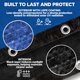 thumbnail image 5 of Cubierta para piscina Shop Square 24 ft (7,3 m) resistente a UV, azul, 5 of 8