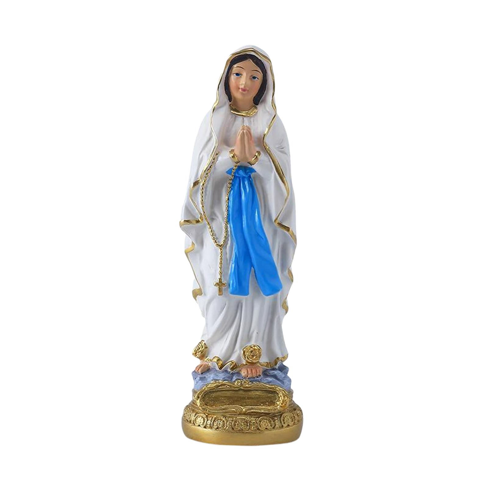Magideal - Estatua De María Hecha , Escultura De Italiano, Pantalla De Escritorio, Decoración Para Hogar Para Religioso, Colección