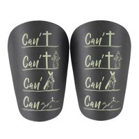 Magideal - 2Pcs Soccer Shin Guards Tablero De Protección De Terneros Ejercicio De Juegos De Fútbol Al Aire Libre Games De Fútbol Pads De Fútbol Para Hombres Niño Xs Negro