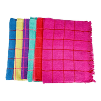 Genérico - Set 12 Paños De Cocina Toallas Cuadro