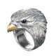 thumbnail image 5 of Anillo Con Forma De Cabeza De Pájaro, Estilo Gótico, Ajustable Y Moderno, Ideal Como Regalo Para Ni?os Y Hombres., 5 of 5
