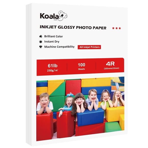 Papel Fotográfico KOALA PAPER 10x15 cm 100 Hojas 230 g/m²