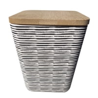 Decogreen - Canister Biobamboo 14 Cm Rayas