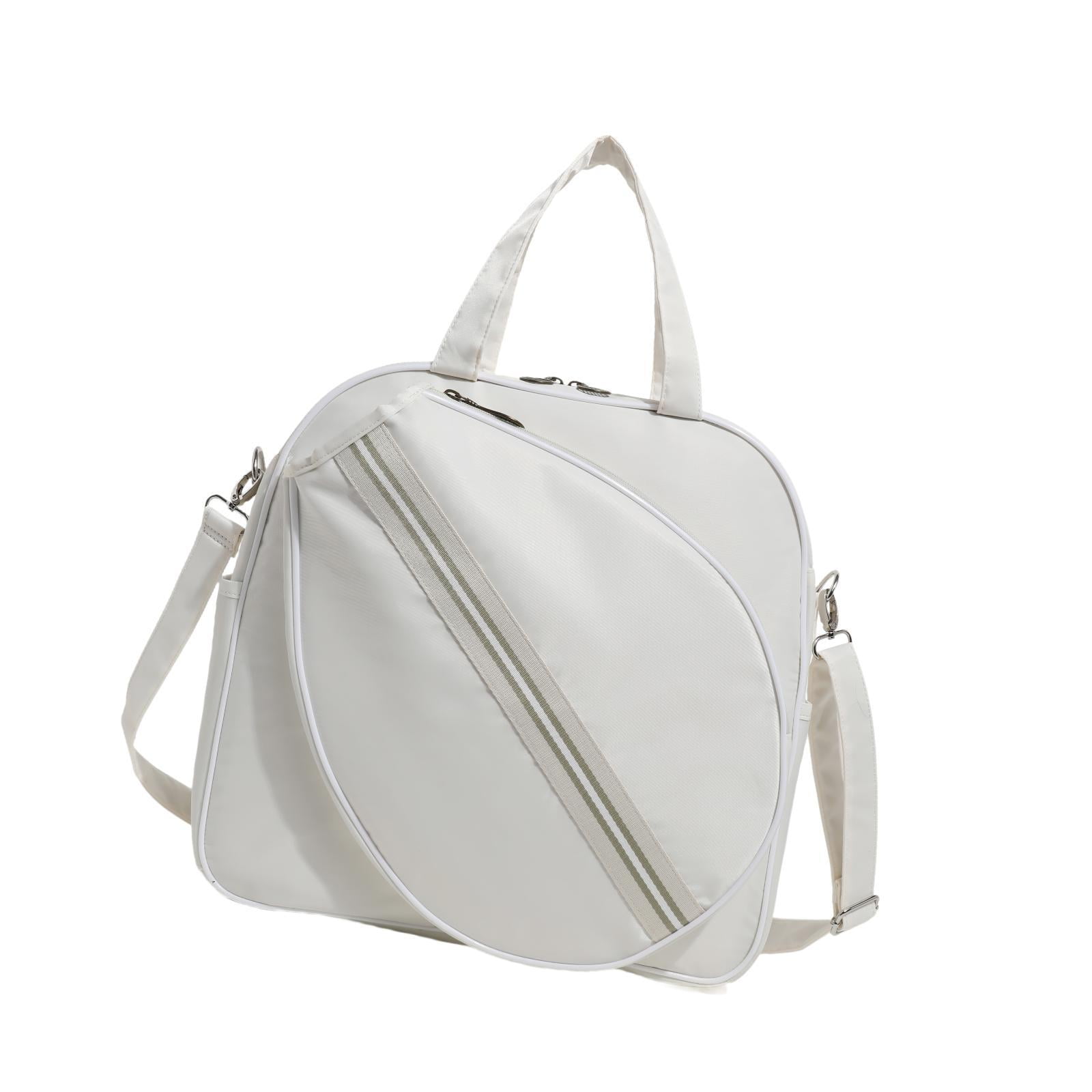 Magideal - Bolsa De Tenis Bolsa De Tenis Para Mujeres Y Hombres Con Bolsillo Para Paleta Correa De Hombro Ajustable Extraíble Elegante Bolsa De Gimnasio Bolsa De