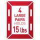 thumbnail image 2 of Tiras para colgar cuadros Command Large, 7 kg, 28 pares, blancas, 2 of 9