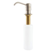 Dispensador De Jabón Kingston Brass Milano, Níquel Cepillado, 350 Ml