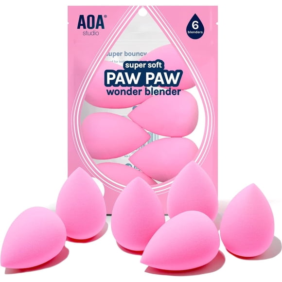 Set Esponjas Maquillaje AOA Studio Paw Paw Latex Free 6