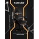 thumbnail image 5 of Silla Gamer Hell Castle Reclinable Con Cojin Lumbar Color Negro Con Naranja, 5 of 6