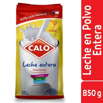 Leche En Polvo Entera Bolsa 850 G Calo