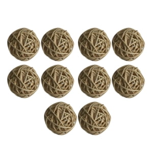 Bothyi - Bolas De Mimbre De Ratán, Bolas Tejidas De Orbes Artesanales Para Decoración De Centro De Mesa