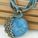 thumbnail image 1 of Bohemian Ethnic Style Retro Leaf Peacock Gemstone Pendant Necklace For Women Girls, 1 of 3