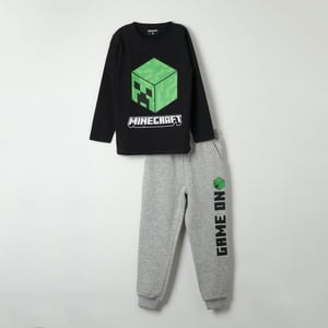 Conjunto Niño Game On Negro Minecraft